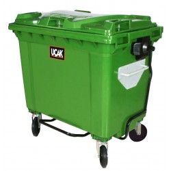 770 Litre Çöp Konteyneri Plastik Pedallı - Tekerlekli