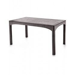 90 x 150 Rattan Kapalı Masa