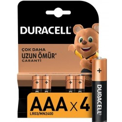 Duracell Alkalin AAA İnce Kalem Pil