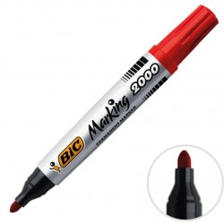 Bic 2000 Marker Kalem Yuvarlak Uç Kırmızı