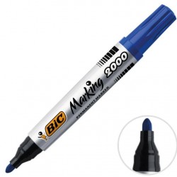 Bic 2000 Marker Kalem Yuvarlak Uç Mavi