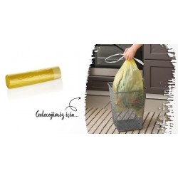 Star Büyük Boy Limon Kokulu Büzgülü Çöp Torbası 65x70 cm