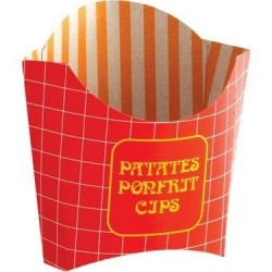 Cips Kutusu (Kızarmış Patates Kutusu) - 100'lü