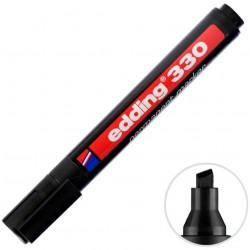 Edding 330 Marker Kalem Kesik Uçlu Siyah