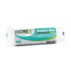 Florex Standart Mini Çöp Torbası 44cm x 45 cm - Beyaz