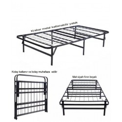 Metal Katlanabilir Yatak Kolay Katlanıp Muhafaza Edilebilir Metal Folding Bed