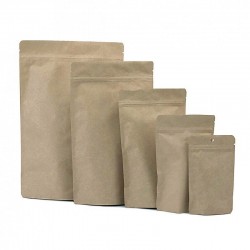 Kraft Alüminyum Doypack Kilitli Poşet 20 cm x 30 cm