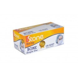 Kutulu Beyaz Bone / 100'lü