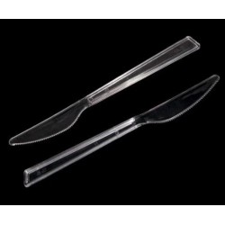 Plastik Kristal Lüx Bıçak 100 Adet