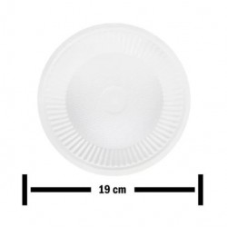 Plastik Tabak 19 cm