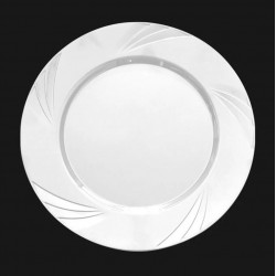 Porselen Görünümlü Plastik Tabak 26 cm