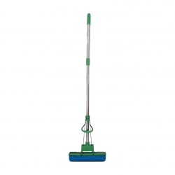 Yeşil Pratik Sıkmalı Sünger Mop - 120 Cm